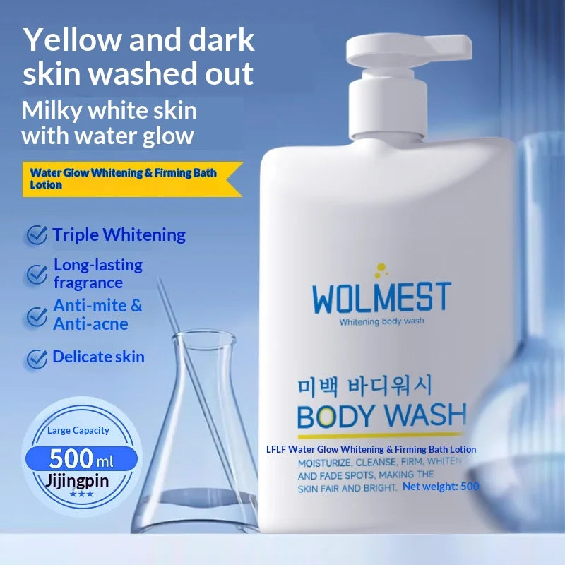 500ml Whitening Firming Bath Shower Gels Cleansing Soothing Body Wash with Long Lasting Fragrant Smooth and Anti Acne Skin