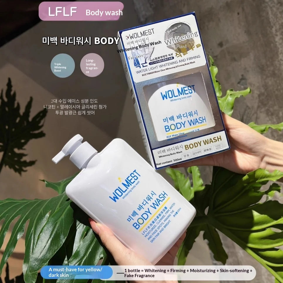 500ml Whitening Firming Bath Shower Gels Cleansing Soothing Body Wash with Long Lasting Fragrant Smooth and Anti Acne Skin