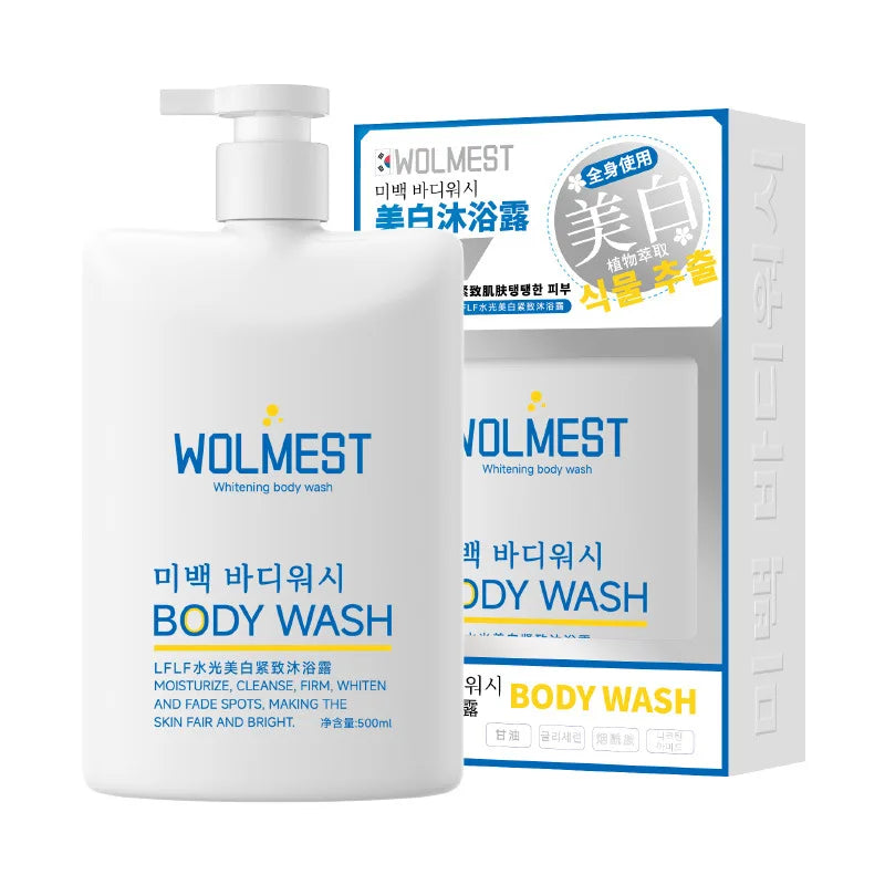 500ml Whitening Firming Bath Shower Gels Cleansing Soothing Body Wash with Long Lasting Fragrant Smooth and Anti Acne Skin