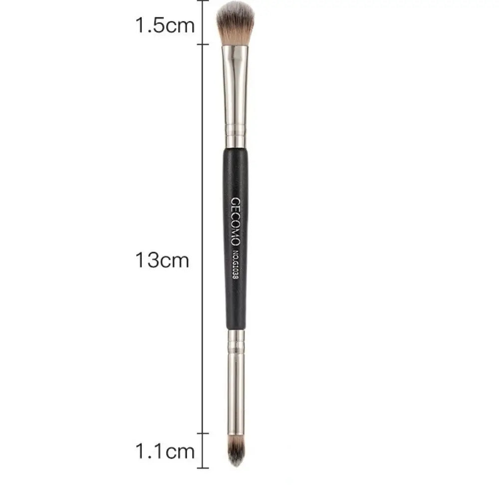 bristles Comfortable grip Beauty Tools Eye Cosmetic Brush Eye Shadow Brush Makeup Smudge Brush Double-ended Eyeshadow Brush