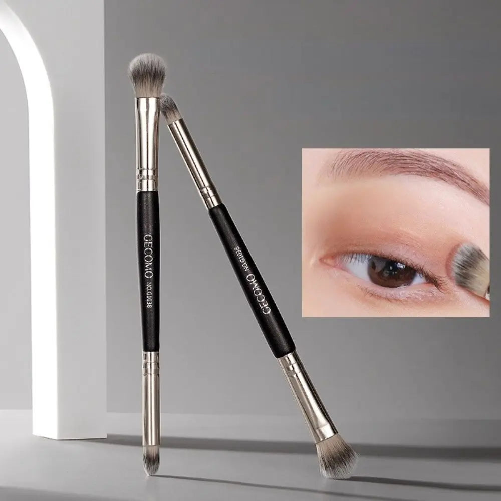 bristles Comfortable grip Beauty Tools Eye Cosmetic Brush Eye Shadow Brush Makeup Smudge Brush Double-ended Eyeshadow Brush