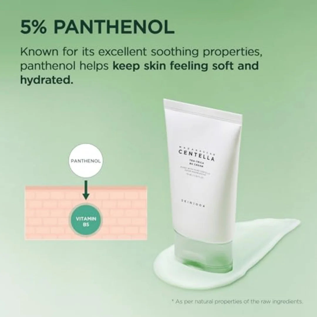 SKIN1004 Tea-Trica BS Cream Centella Asiatica Face Moisturizer Acne Soothing Repair Oily Blemish Prone Skin Korean Care 75ml