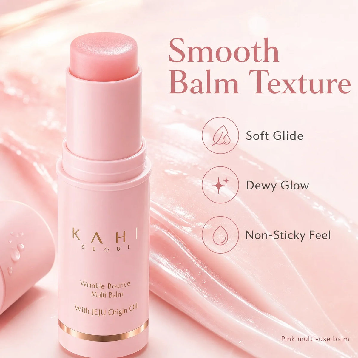 Korean Skin Care KAHI Wrinkle Bounce Multi Balm Stick,All-in-One Deep Hydrating Lip Balm Eye Cream Neck Cream Gift for Women