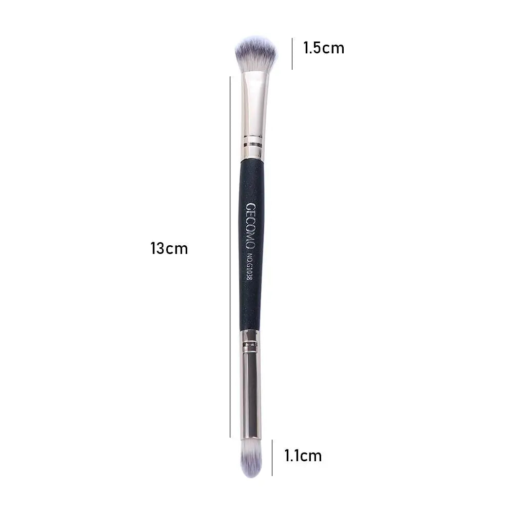 bristles Comfortable grip Beauty Tools Eye Cosmetic Brush Eye Shadow Brush Makeup Smudge Brush Double-ended Eyeshadow Brush