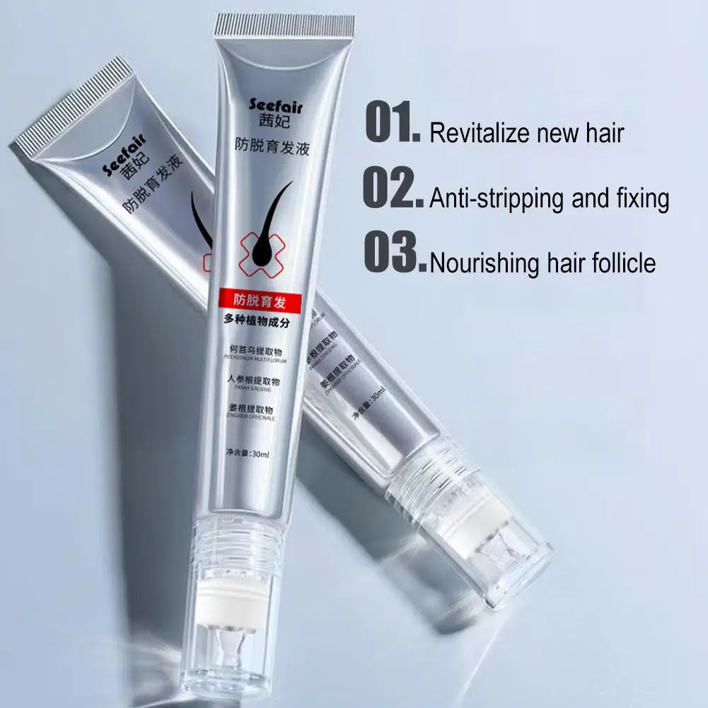 Hair Serum Nourishing Strengthening Hair Roots Scalp Treatment Essential Oil Repair Scalp Frizzy Thinning Damaged Hair Care